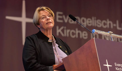 Ulrike Hillmann ist die neue Präses der Nordkirchensynode - Copyright: © Michael Ruff / Nordkirche