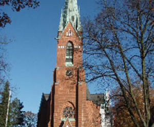 Die ev. Kirche in Blankenese