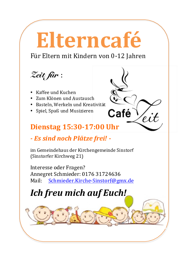 Flyer des ElternCafé