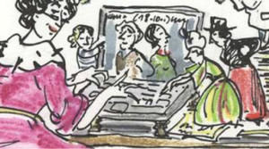 Hammonia. Grafik zur Frauenbiografie-Datenbank - © Birgit Kiupel - Copyright: Birgit Kiupel