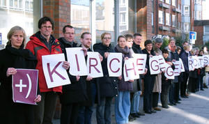 Demo von Angestellten des Ev. Kirchenkreises Hamburg-Ost - Copyright: Thomas Krätzig, Kirchenkreis Hamburg-Ost