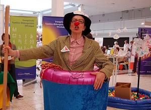 Clownin Gisela Matthiae alias Frau Kiebig-Stelz