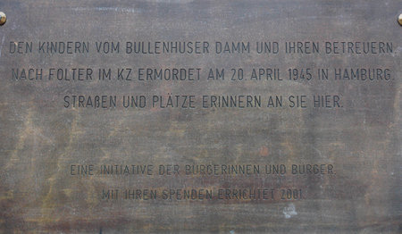Mahnmal für die Kinder vom Bullenhuser Damm - Künstler: Leonid Mogulevski