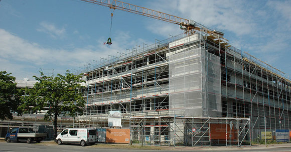 Das neue Kirchenkreiszentrum im Bau