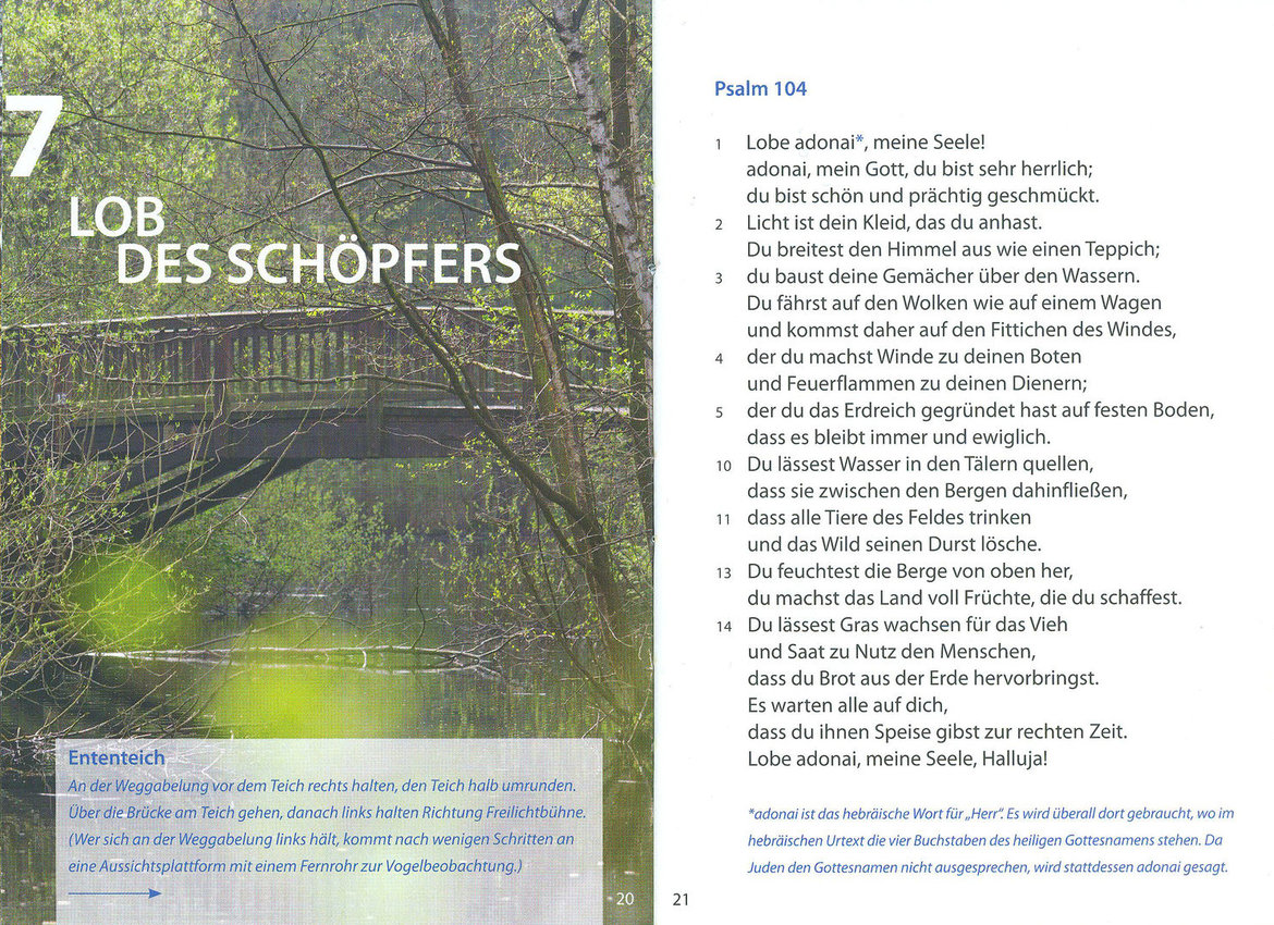 Lob des Schöpfers