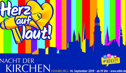 Motto der Nacht der Kirchen Hamburg 2019 - Copyright: © NdKH