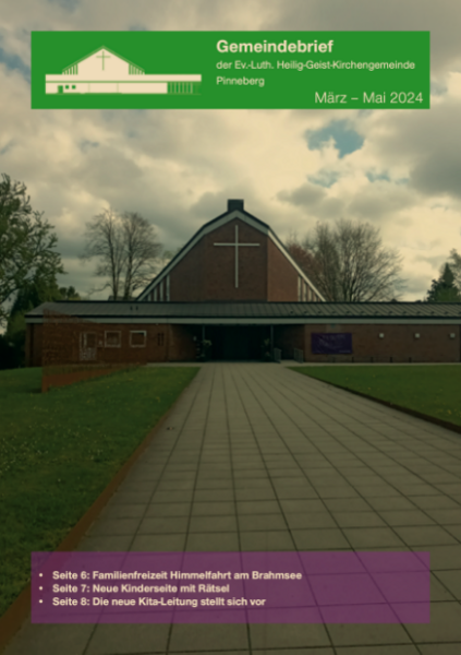 Gemeindebrief HGK Titelseite - Copyright: Julkia Radtke