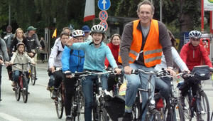 Die Fahrradsternfahrt im letzten Jahr - Archivbild: Mechthild Klein  - Copyright: Mechthild Klein