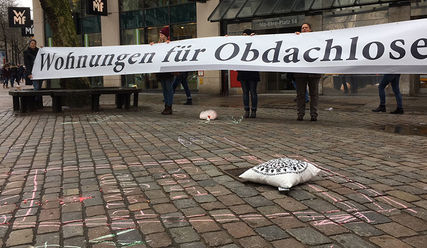 gegen Wohnungsnot und fehlende Unterkünfte für Obdachlose - © Diakonie Hamburg / Nagel - Copyright: Diakonie Hamburg / Nagel
