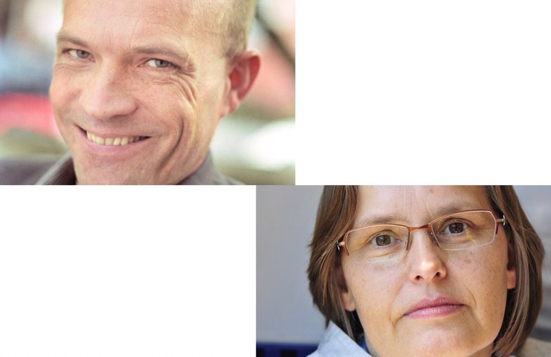 Die Kandidaten Frie Bräsen und Maren von der Heyde