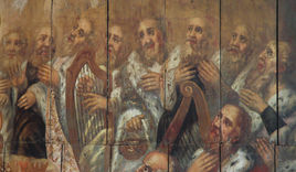 Ausschnitt aus dem Haselauer Deckengemälde - Copyright: Andreas-M. Petersen / Kirchengemeinde Haselau