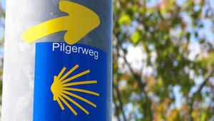 Die Markierungen auf dem Jakobsweg