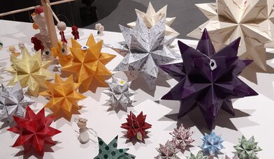 Fröbelsterne - Copyright: eigenes Bild