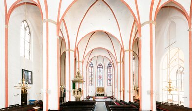 Kirchenschiff Hauptkirche St. Jacobi - Copyright: Hagen Wehrend