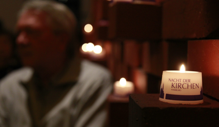 Besinnlicher Moment bei der Nacht der Kirchen - Copyright: NDKH
