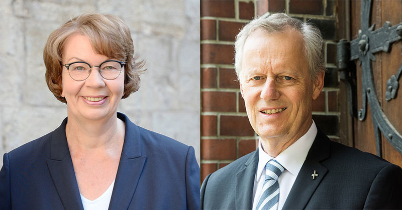 Regionalbischöfin Kristina Kühnbaum-Schmidt und Propst Dr. Karl-Heinrich Melzer kandidieren für das Amt der Landesbischöfin bzw. des Landesbischofs @ Karina Erdmann, Bernd Jonkmanns