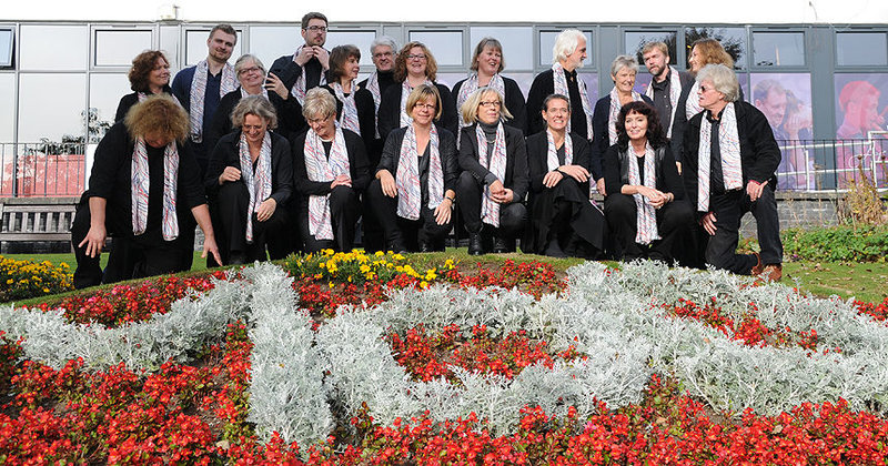 Die Kantorei Haselau beim Festival für gälische Kultur in Oban - dem "Royal Mod"