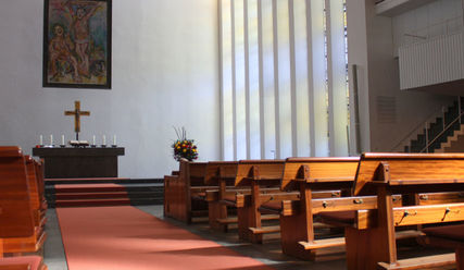 Der Innenraum der Hauptkirche St. Nikolai - Copyright: © Hagen Grützmacher