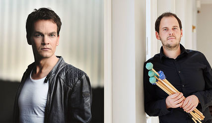 Schauspieler Ludwig Blochberger (links) und Musiker Stefan Weinzierl (rechts) - Copyright: © Miriam Knickriem und Martin Lukas Kim