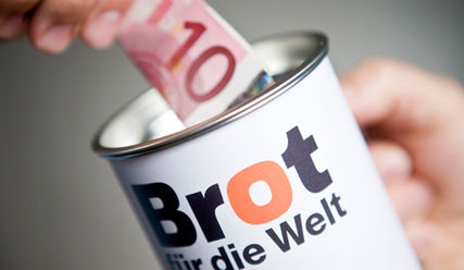 Spenden für Brot für die Welt - Copyright: Hermann Bredehorst/Brot für die Welt