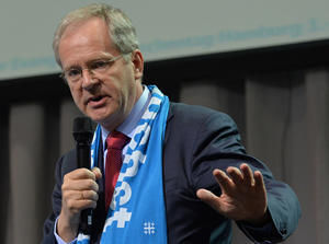 Gerhard Robbers sieht Signale, die vom Kirchentag ausgehen - Archivfoto: Kirchentag - Copyright: Kirchentag