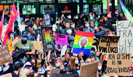 Demo gegen Rassismus - Copyright: Patrick Behn, Pixabay