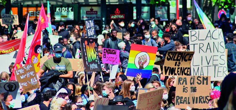 Demo gegen Rassismus