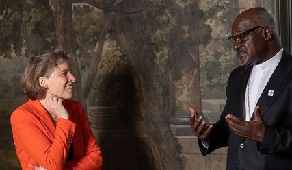 Astrikd Kleist und Erzbischof Musa - Copyright: © Thomas Krätzig