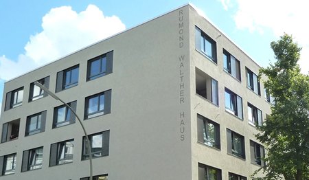 Das neue Gebäude am Klopstockplatz