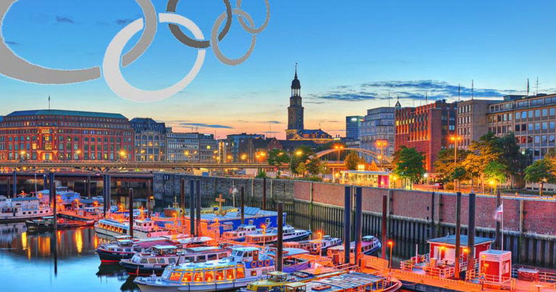 Fotomontage Olympiade Hamburg