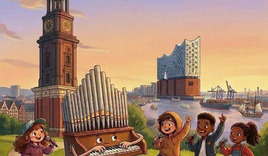 Maxi und die Monsterorgel - Copyright: St. Michaelis