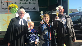 Jörg (rechts) hatte die weiteste Anfahrt, er kam aus Panama City/Florida.