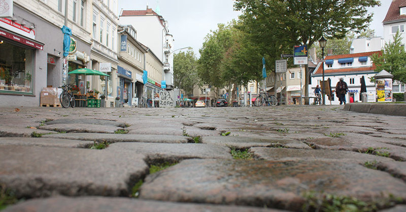 Freie Straßen mitten am Tag. Solche Bilder kennt man vom Spritzenplatz in Ottensen eigentlich nicht.