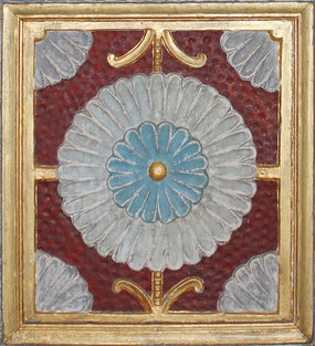 Gestühldetail in der St. Pankratiuskirche Ochsenwerder