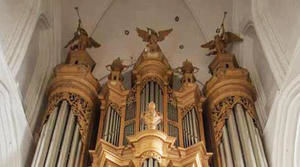 Die neue Orgel von St. Katharinen - Foto: Matthias Fischer, www.stiftung-johann-sebastian.de - Copyright: Matthias Fischer, www.stiftung-johann-sebastian.de