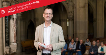 Kirchentagspastor Arnd Schomerus in der Stuttgarter Johanneskirche - Copyright: Ronny Schönebaum/LIFT