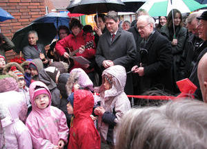 Senator Wersich (l.) und Propst Gorski