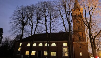 Marienkirche im Dunklen - Copyright: eigenes Bild