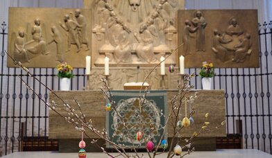 Osteraltar in St. Katharinen - Copyright: Catrin-Anja Eichinger