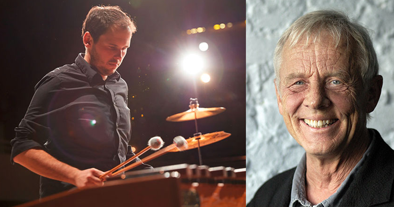 Ein klangvolles Programm aus Stimme und Schlagwerk präsentieren Stefan Weinzierl (li.) und Rolf Becker