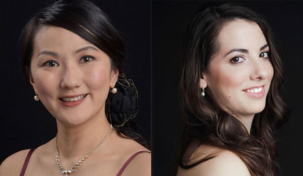 Keiko Enomoto und Christine Witting, die beiden Solistinnen der Konzerte in Harksheide und Langenfelde - Copyright: © Kirchengemeinde Harksheide-Norderstedt
