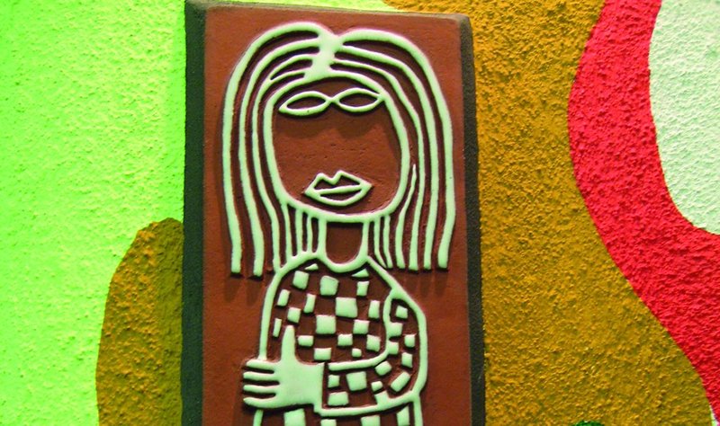 Figur Hundertwasserhaus Elbradweg Magdeburg