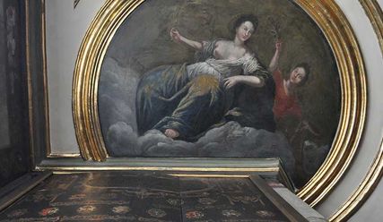 Deckengemälde im Herrensaal der Hauptkirche St. Jacobi - Copyright: sah