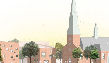 So könnte es aussehen – Neubau um die Altonaer Trinitatiskirche @ konsalt - Copyright: konsalt