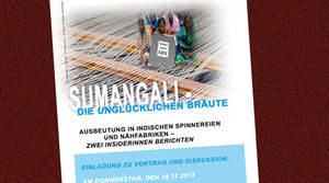 Einladungsflyer "Sumangali"