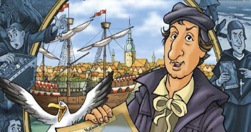 Der "Reformator des Nordens" gezeichnet von Johannes Saurer