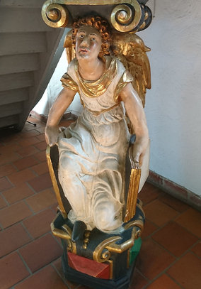 Kanzelengel in der St. Pankratiuskirche Ochsenwerder