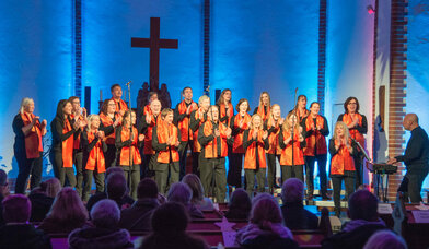 Happy Gospel Singers in concert Kreuzkirche Wandsbek - Copyright: Karen Diehn