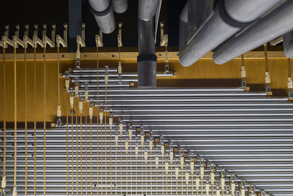 Innenleben der Arp-Schnitger Orgel in Ochsenwerder