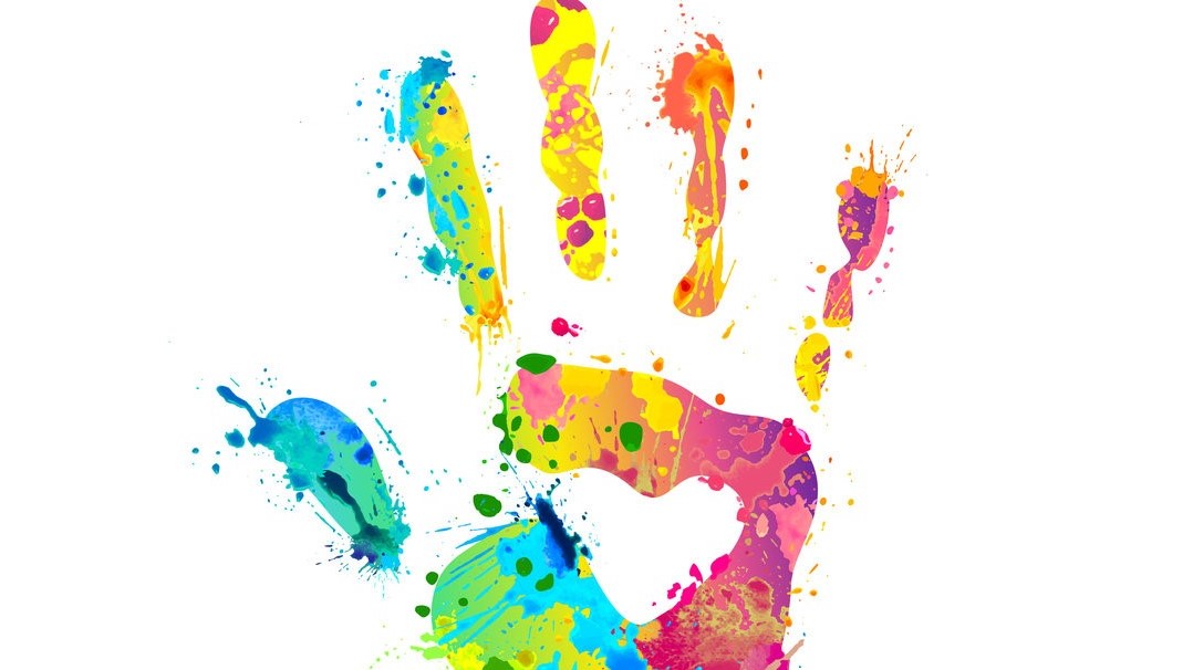 Hand mit Herz